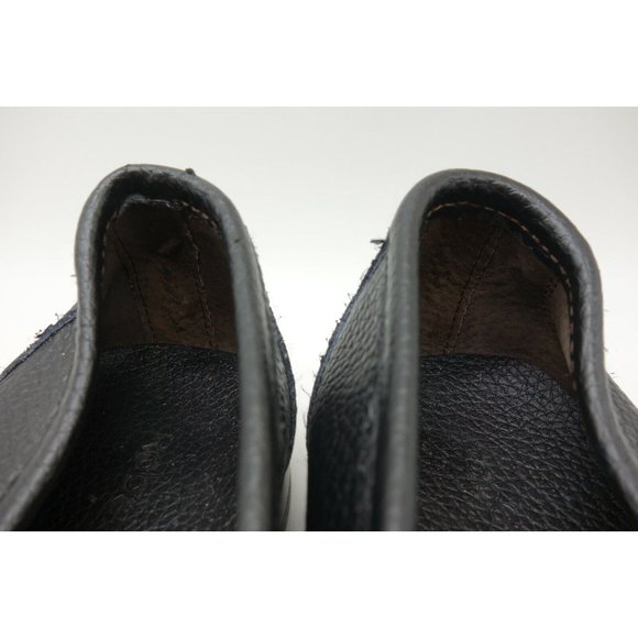 Robert Wayne San Marco Black Leather Horsebit Slip On Loafers Shoes Men\'s 10 D